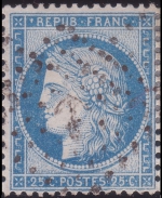 n°60B 148D5R type II 2ème remplaçant (2ème timbre)